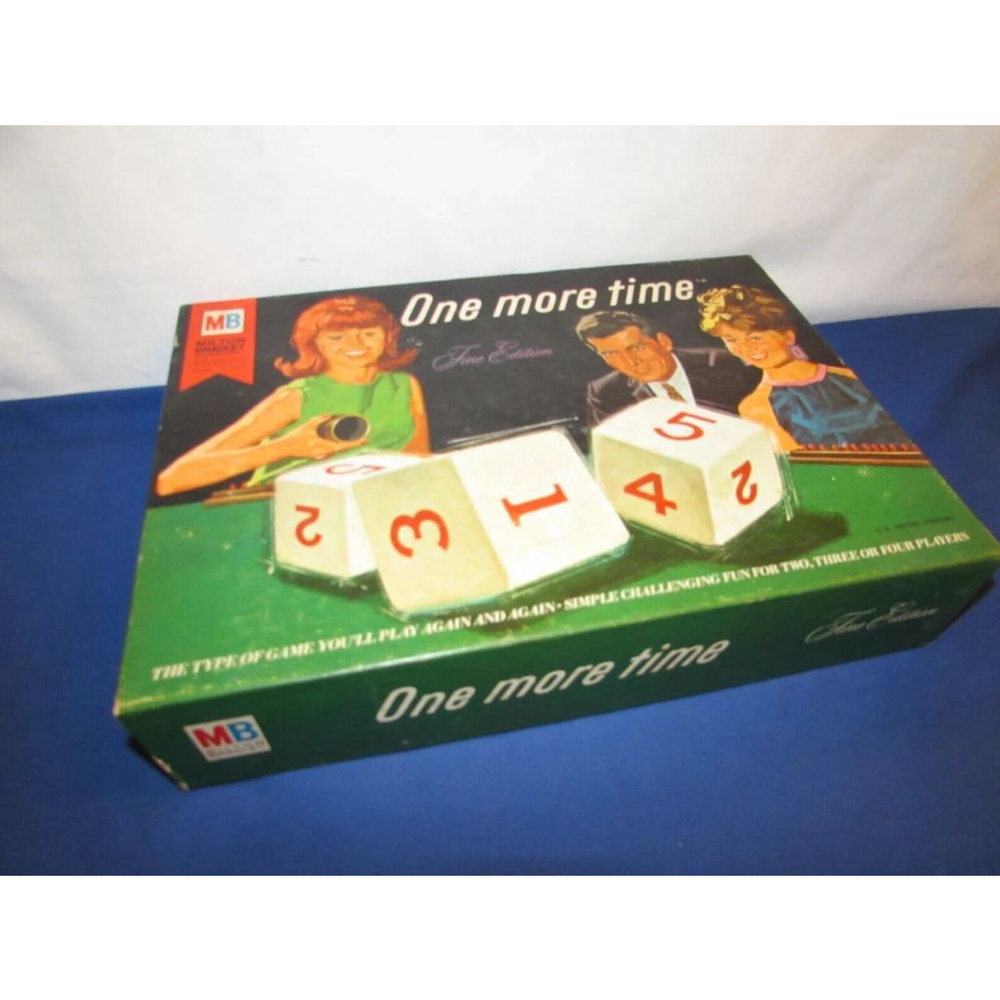 ONE MORE TIME Game Milton Bradley 1967 Fine Edition Vintage